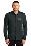 Long Sleeve Shirt: Mercer+Mettle Stretch Jersey