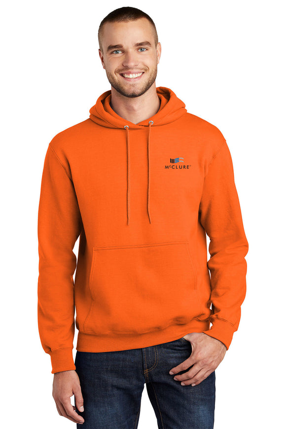 Port & Company Fleece Pullover Hooded Sweatshirt - Safety